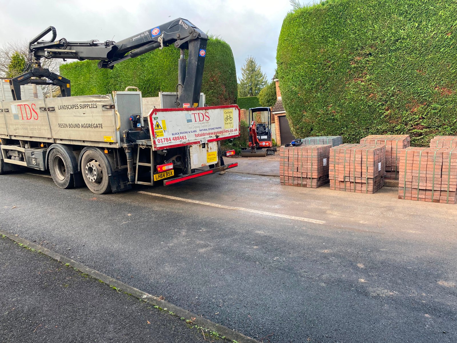 Driveway in progress